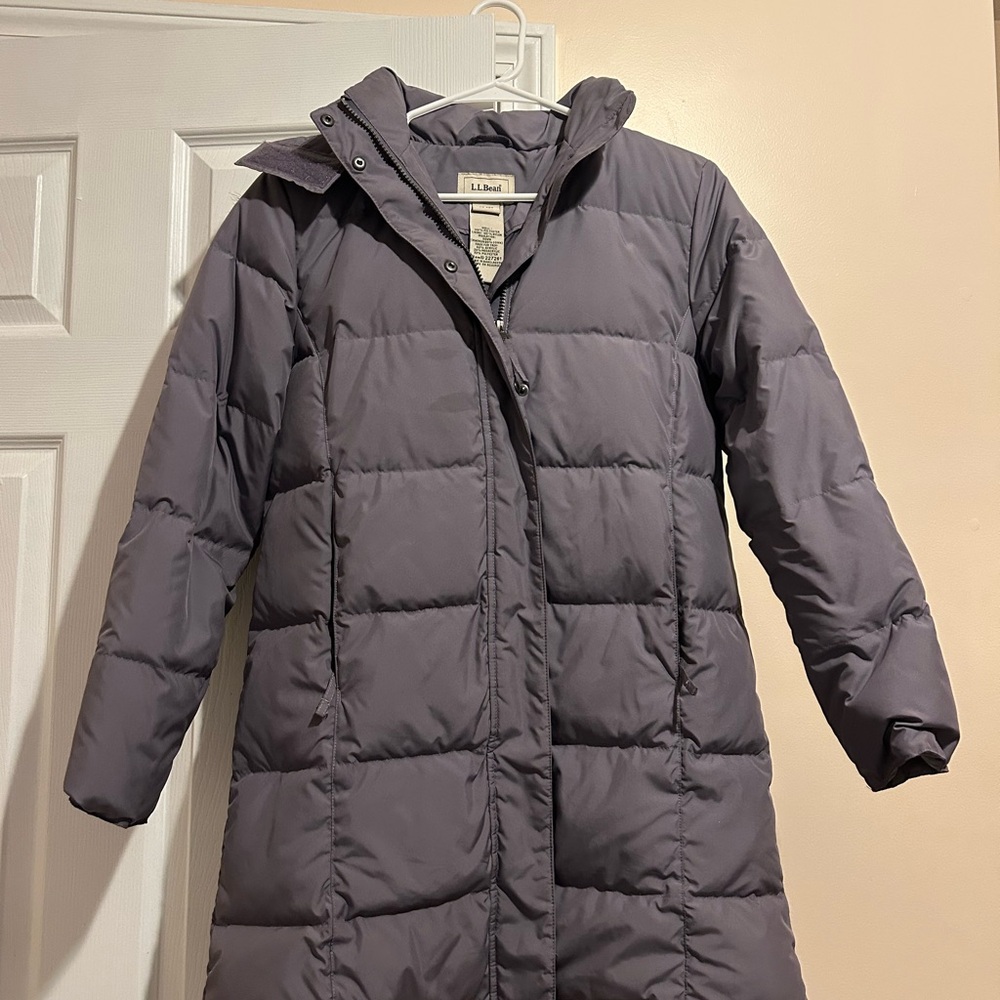 L.L.Bean Purple Puffer Coat